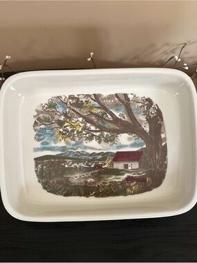 Johnson Brothers “The Friendly Village” Baking Dish - 8.5x11.5”